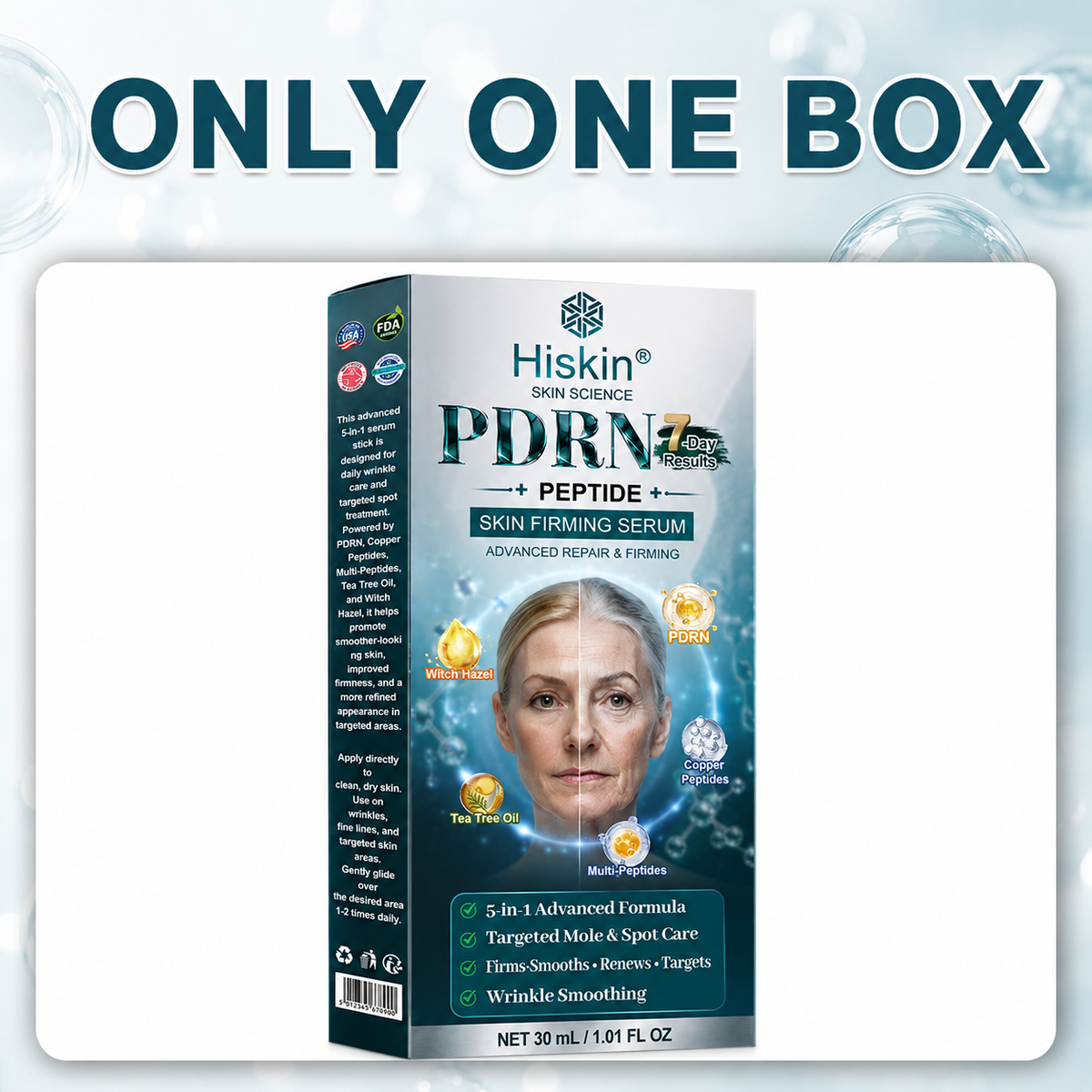 𝑯𝒊𝒔𝒌𝒊𝒏® 👨‍⚕️👨‍⚕️ 𝑷𝑫𝑹𝑵 𝑨𝒏𝒕𝒊-𝑨𝒈𝒊𝒏𝒈 & 𝑷𝒓𝒆𝒄𝒊𝒔𝒊𝒐𝒏 𝑫𝒂𝒓𝒌 𝑺𝒑𝒐𝒕 𝑹𝒆𝒎𝒐𝒗𝒂𝒍 𝑺𝒆𝒓𝒖𝒎（𝑯𝒆𝒍𝒑𝒔 𝑺𝒎𝒐𝒐𝒕𝒉 𝑾𝒓𝒊𝒏𝒌𝒍𝒆𝒔, 𝑺𝒖𝒑𝒑𝒐𝒓𝒕 𝑭𝒊𝒓𝒎𝒆𝒓-𝑳𝒐𝒐𝒌𝒊𝒏𝒈 𝑺𝒌𝒊𝒏, 𝒂𝒏𝒅 𝑰𝒎𝒑𝒓𝒐𝒗𝒆 𝑻𝒉𝒆 𝑨𝒑𝒑𝒆𝒂𝒓𝒂𝒏𝒄𝒆 𝑶𝒇 𝑽𝒊𝒔𝒊𝒃𝒍𝒆 𝑺𝒑𝒐𝒕𝒔）