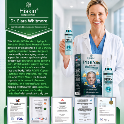 𝑯𝒊𝒔𝒌𝒊𝒏® 👨‍⚕️👨‍⚕️ 𝑷𝑫𝑹𝑵 𝑨𝒏𝒕𝒊-𝑨𝒈𝒊𝒏𝒈 & 𝑷𝒓𝒆𝒄𝒊𝒔𝒊𝒐𝒏 𝑫𝒂𝒓𝒌 𝑺𝒑𝒐𝒕 𝑹𝒆𝒎𝒐𝒗𝒂𝒍 𝑺𝒆𝒓𝒖𝒎（𝑯𝒆𝒍𝒑𝒔 𝑺𝒎𝒐𝒐𝒕𝒉 𝑾𝒓𝒊𝒏𝒌𝒍𝒆𝒔, 𝑺𝒖𝒑𝒑𝒐𝒓𝒕 𝑭𝒊𝒓𝒎𝒆𝒓-𝑳𝒐𝒐𝒌𝒊𝒏𝒈 𝑺𝒌𝒊𝒏, 𝒂𝒏𝒅 𝑰𝒎𝒑𝒓𝒐𝒗𝒆 𝑻𝒉𝒆 𝑨𝒑𝒑𝒆𝒂𝒓𝒂𝒏𝒄𝒆 𝑶𝒇 𝑽𝒊𝒔𝒊𝒃𝒍𝒆 𝑺𝒑𝒐𝒕𝒔）